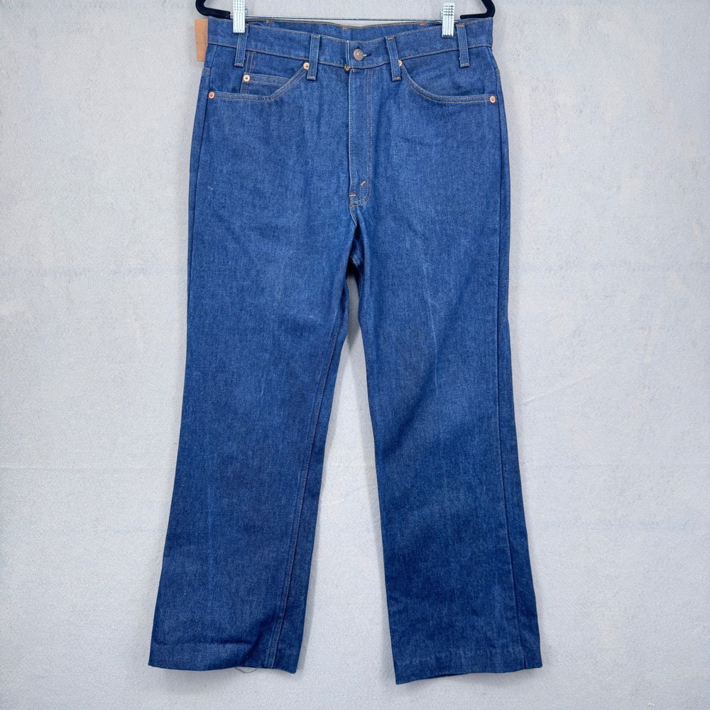 1982 Levi's 517 Jeans Mens 34x28 Blue Orange Tab Vintage Bootcut Western Retro